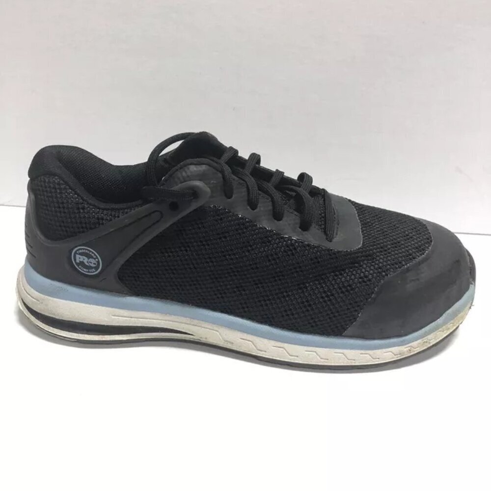 Timberland Pro Women’s Drivetrain, Black Comp Toe Sneakers, Size 8.5M